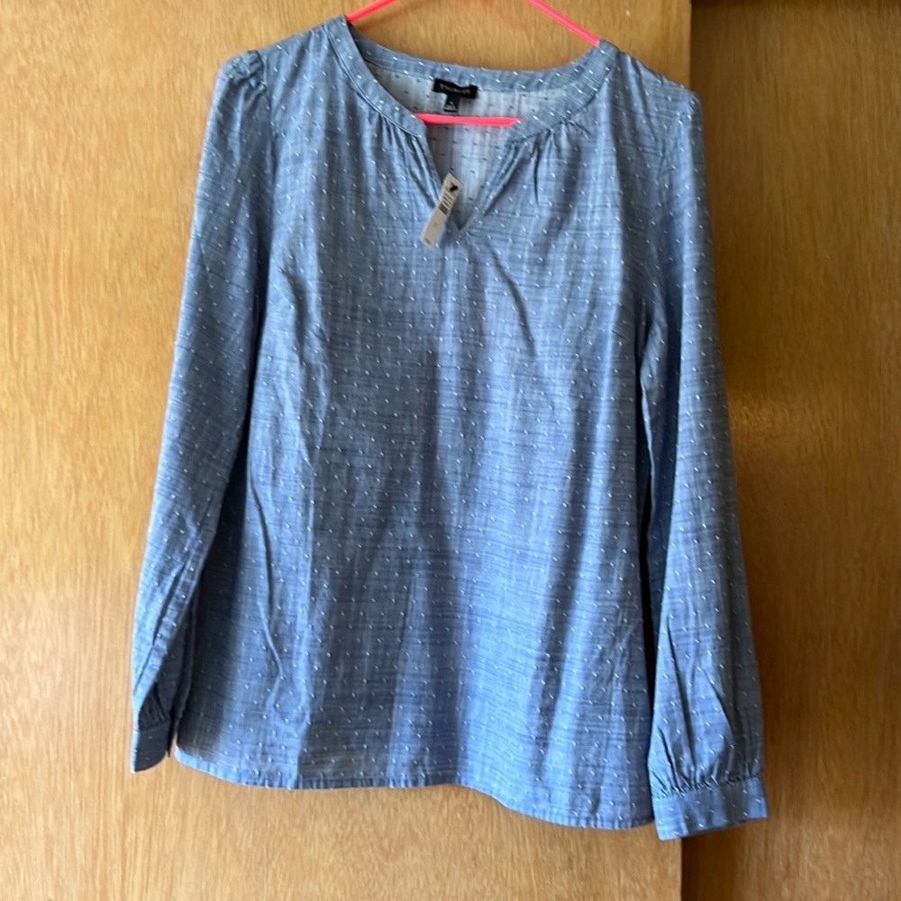 Brand new Talbots top. Blue size s
